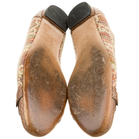 GUCCI Horsebit Accent Ballet Flats - Picture 3 of 5